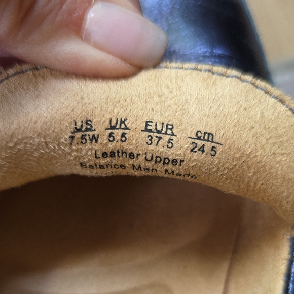 Naturalizer -Andie Loafer Shiny Metallic Blue Loafer - Picture 3 of 6